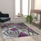 Flash Furniture Purple 3' x 5' Abstract Design Accent Area Rug ACD-RGTRZ860-35-PU-GG - alternate 2